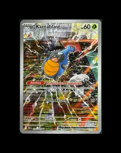Pokemon TCG Karrablast 094/086 Illustration Rare Holo Sv: Black Bolt English NM - Image 1
