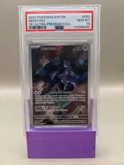 PSA 10 GEM Mint - Mewtwo #052 Pokemon 151 Ultra Premium Collection Promo, Graded - Image 1