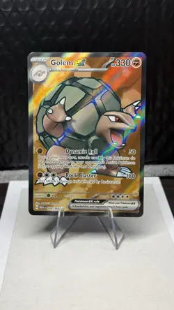 Pokemon TCG GOLEM EX 189/165 Pokemon 151 Full Art Ultra Rare NM/M English - Image 1