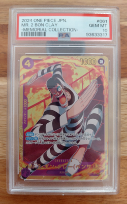 Mr. 2 Bon Clay One Piece 2024 Memorial Collection EB01-061 PSA 10 - Image 1