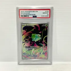 PSA 10 Bulbasaur 133/132 - Mega Evolution - Graded Pokemon Card - Image 1