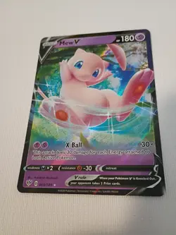 Mew V 069/189 Darkness Ablaze - NM Ultra Rare Pokemon Card - Image 3