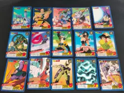 Dragon Ball Z Super Battle Carddass Lot 50 Cards 1993 1994 Bandai Japan fym3-57 - Image 2