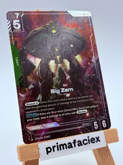 Gundam Card - Big Zam - GD01-027 R+ - Image 2