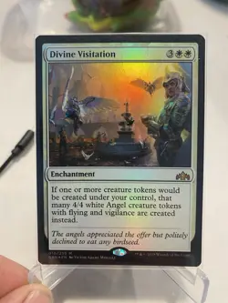 MTG Return To Ravnica Divine Visitation Foil NM - Image 1