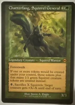 Chatterfang, Squirrel General (Retro Frame) Modern Horizons 2 Regular - Image 1