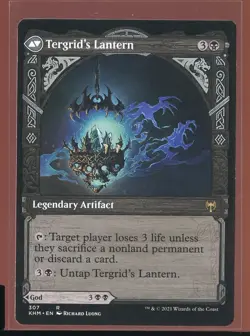 Tergrid, God of Fright Lantern Showcase Rare Ex Kaldheim Magic the Gathering - Image 2