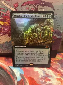 March of the World Ooze (Extended Art) Aetherdrift Foil NM - Image 1