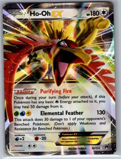 Ho-Oh EX 92/122 XY - BREAKpoint - Pokemon Card - MP - Image 1