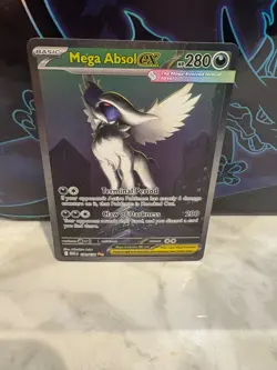 Pokemon Card - Mega Absol Ex 180/132 Secret Rare Holo - NM - Image 1