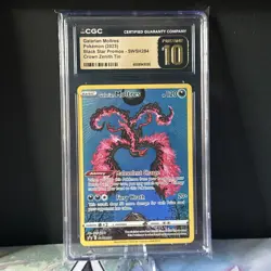 Pokemon Galarian Moltres SWSH284 Black Star Promo CGC 10 Pristine Not PSA 10 - Image 3