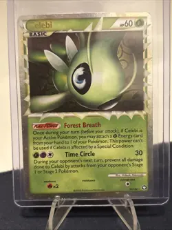 Moderately Played Celebi Prime - 92/102 - Super Rare Holo Pokemon Triumphant - Image 1