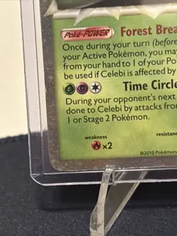 Moderately Played Celebi Prime - 92/102 - Super Rare Holo Pokemon Triumphant - Image 4