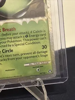 Moderately Played Celebi Prime - 92/102 - Super Rare Holo Pokemon Triumphant - Image 5