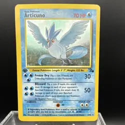Pokemon Articuno Fossil 2/62 1st Edition Holo Rare Basic HP70 - Image 1