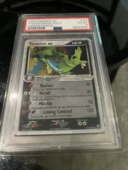 Tyranitar EX Unseen Forces 111/115 Pokemon Card Psa 4 - Image 2