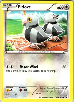Pidove 123/149 Boundaries Crossed Pokemon TCG NM Normal - Image 1