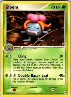 Gloom 35/101 Hidden Legends Pokemon NM Normal - Image 1