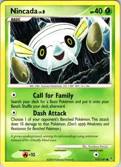 Nincada 117 Supreme Victors Pokemon TCG LP/MP Normal - Image 1