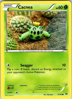 Cacnea 4/162 XY - BREAKthrough Pokemon TCG LP Normal - Image 1