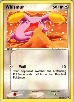 Whismur 82/101 Hidden Legends Pokemon TCG LP Normal - Image 1