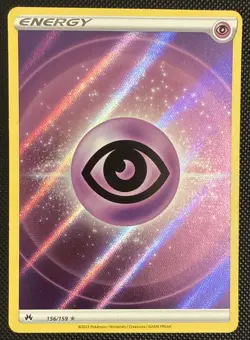 Pokemon TCG Psychic Energy 156/159 Crown Zenith Holo NM - Image 1