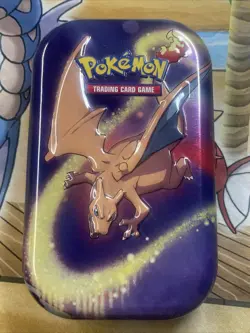 Pokemon TCG Kanto Power Charizard Mini Tin No Packs - Image 1