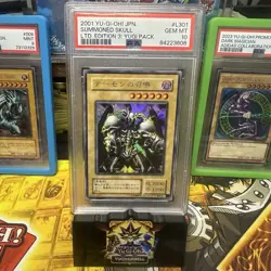 2001 Yu-Gi-Oh Japanese Summoned Skull LTD. Edition 3 Yugi Pack - PSA 10 - Image 1