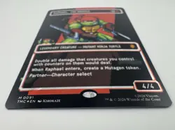 Magic The Gathering MTG - TMNT - 2026 Raphael, The Muscle Pixel Surge Foil M0091 - Image 5