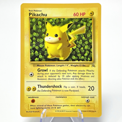 Ivy Pikachu & Jigglypuff Glossy Gray Star Corocoro Promo Pokemon Card 1999 MP - Image 2