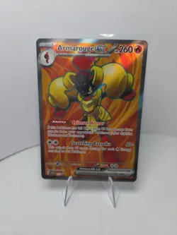 Pokemon TCG Armarouge EX Scarlet & Violet Black Star Promo SVP125 Full Art - Image 1