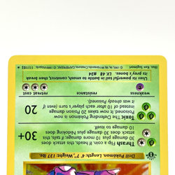 Nidoking 11/102 Shadowless Holo 1st Edition Base Set Pokemon Card 1999 MP - Image 3