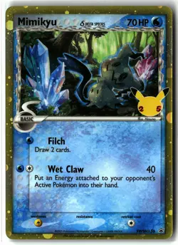 Mimikyu ⭐ SWSH136 Holo Promo SWSH Black Star 2019 Pokemon NM - Image 1