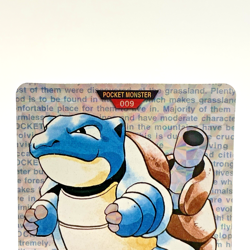 Blastoise Bandai Carddass No. 009 Red Prism Holo Japanese Pokemon Card 1996 MP - Image 2