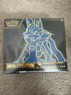 Pokemon TCG Mega Evolution Pokemon Center ETB Lucario - Image 1