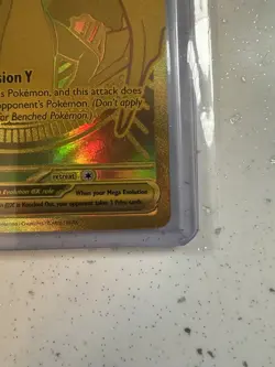 Mega Charizard Y EX 294/217 Pokemon Gold Secret Rare Ascended Heroes Pack Fresh - Image 3