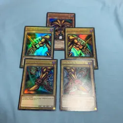 YuGiOh - Exodia The Forbidden One Complete Set - 1st YGLD-ENA17-21 (Ultra Rare) - Image 1