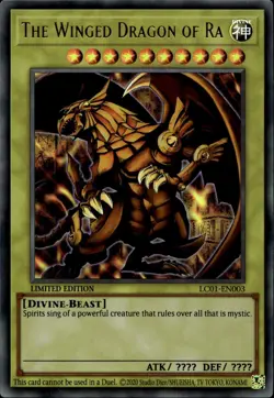 The Winged Dragon of Ra Ltd Ed Ultra LC01-EN003 Yu-Gi-Oh! - Image 1