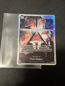 Five Elders OP13-082 Carrying On His Will SR One Piece TCG NM - Image 1