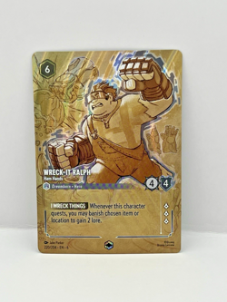 Wreck-It Ralph Ham Hands Disney Lorcana Foil Character 220/204 2024 4P - Image 1