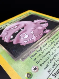 Dark Weezing 14/82 Team Rocket - Holo - WOTC Pokemon Card LP - Image 3