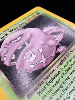 Dark Weezing 14/82 Team Rocket - Holo - WOTC Pokemon Card LP - Image 4