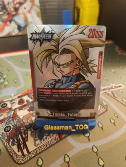 Trunks : Future SB02-001 Leader Manga Art - Dragon Ball Card Game FUSION WORLD - Image 1