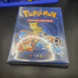 Pokemon Original Trading Card Album Folder 1999 WOTC Charizard Pikachu blastoise - Image 1