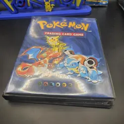 Pokemon Original Trading Card Album Folder 1999 WOTC Charizard Pikachu blastoise - Image 2