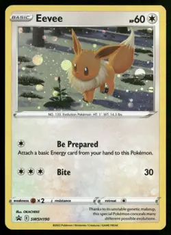 Eevee - SWSH: Sword & Shield Promo Cards SWSH190 Pokemon TCG - Image 1