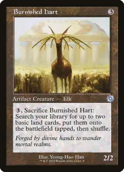 [MTG] Burnished Hart (Foil) (Retro Frame) (008) (BRR) NM - Image 1
