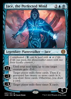 [1x] Jace, the Perfected Mind Near Mint, English Phyrexia: All Will Be One MTG M - Image 1