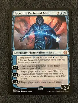 Magic The Gathering MTG - Jace, the Perfected Mind - Phyrexia: All Will Be One - Image 1