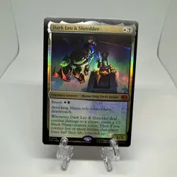 Dark Leo & Shredder [Teenage Mutant Ninja Turtles] Foil NM-MTG - Image 1